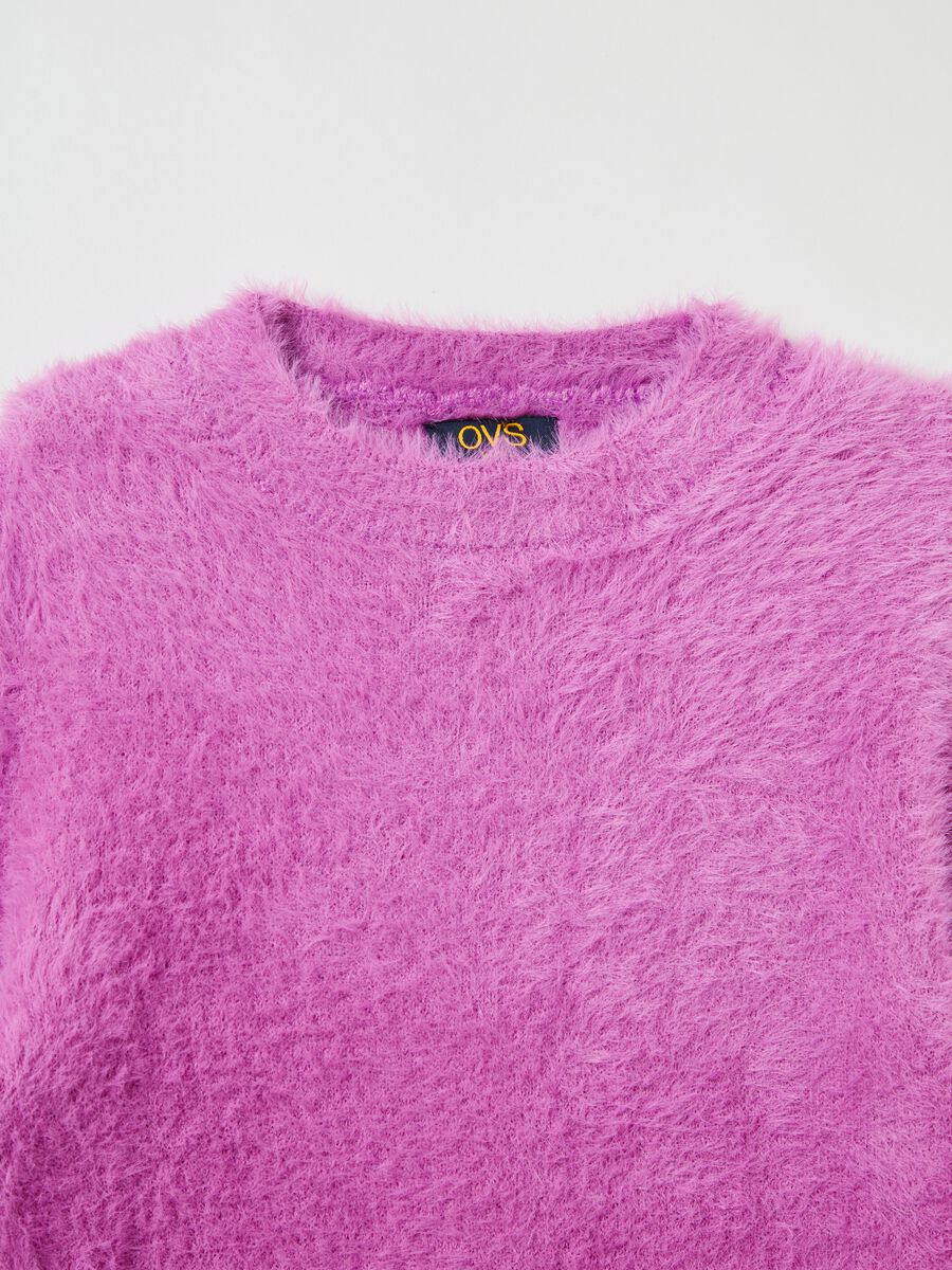 Pullover in eco pelliccia_2