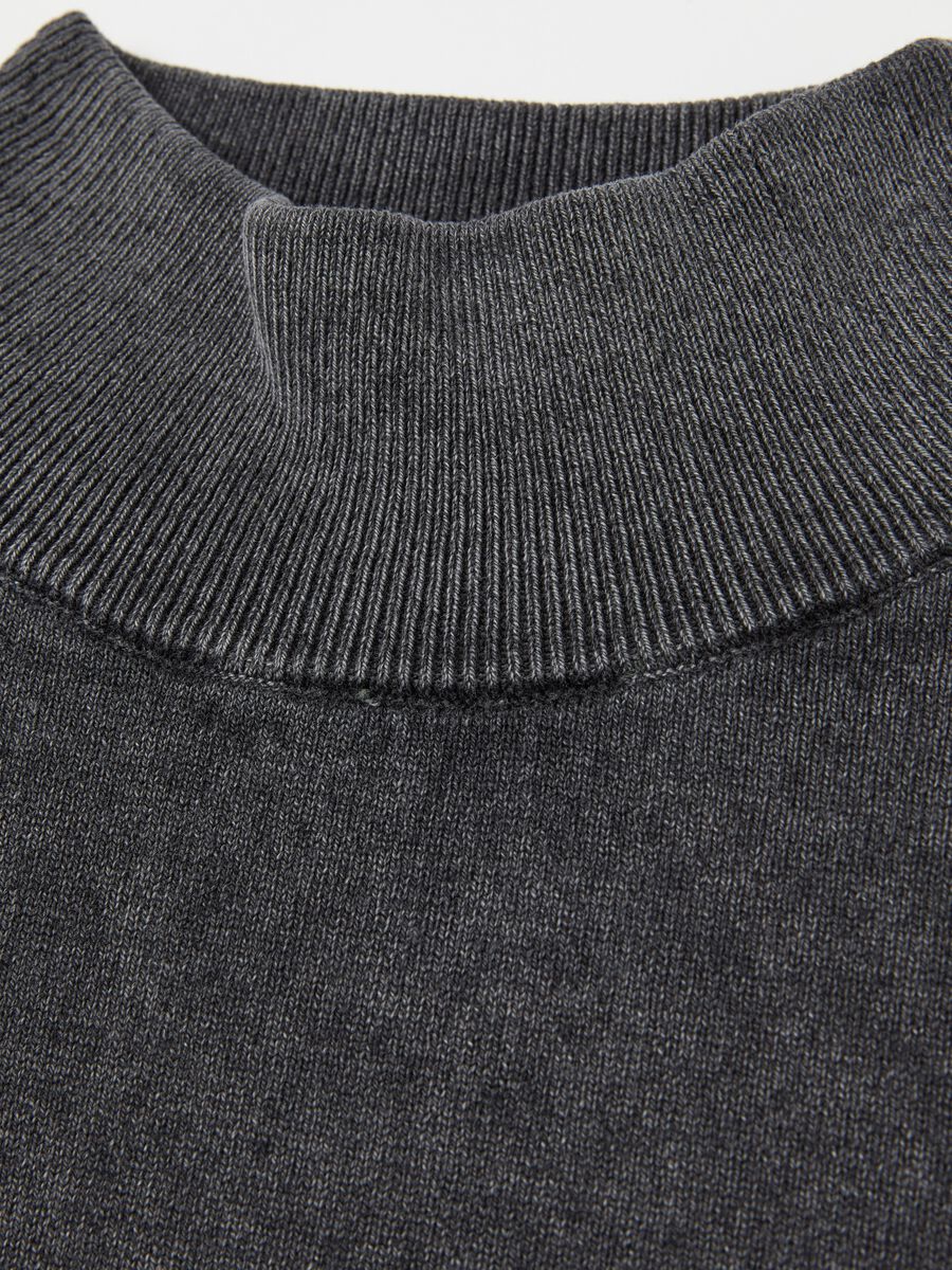 High Neck Knit Top Vintage Grey_8