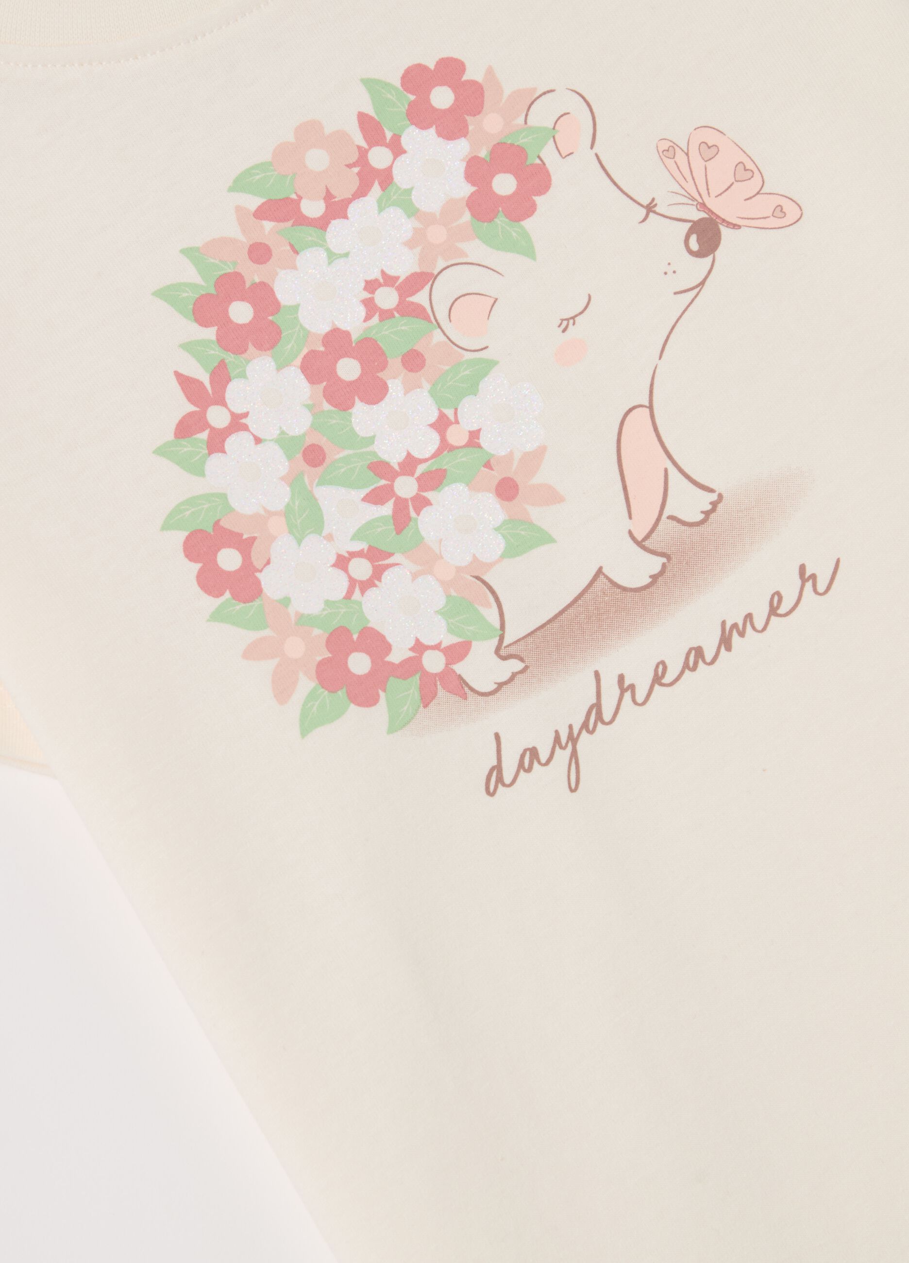 Cotton T-shirt with print