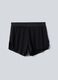 Black ALTAVIA COURT pleated sports shorts in stretch fabric with removable inner short_6