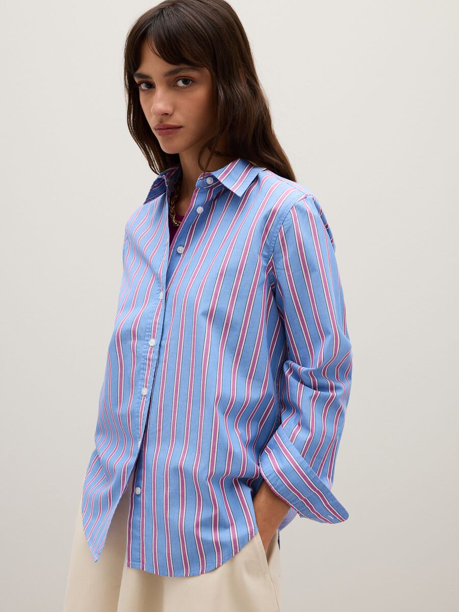 Multicolour pure cotton regular fit shirt_0