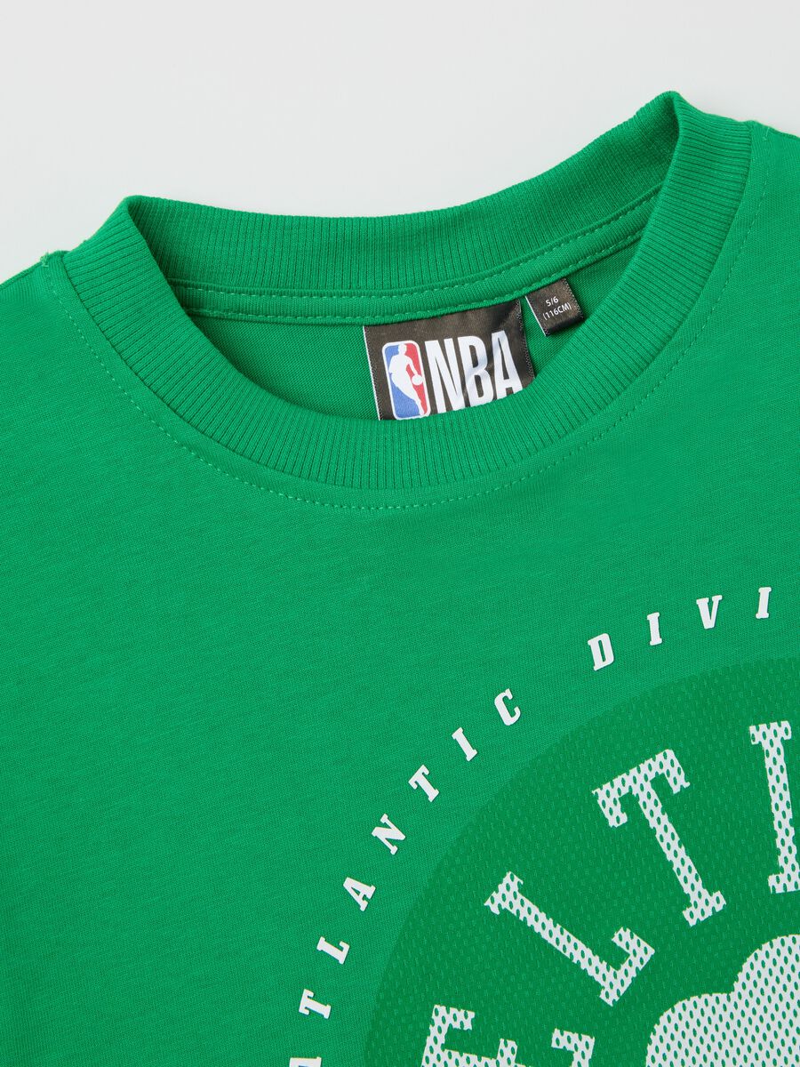Green Celtics NBA Cotton T-shirt_2