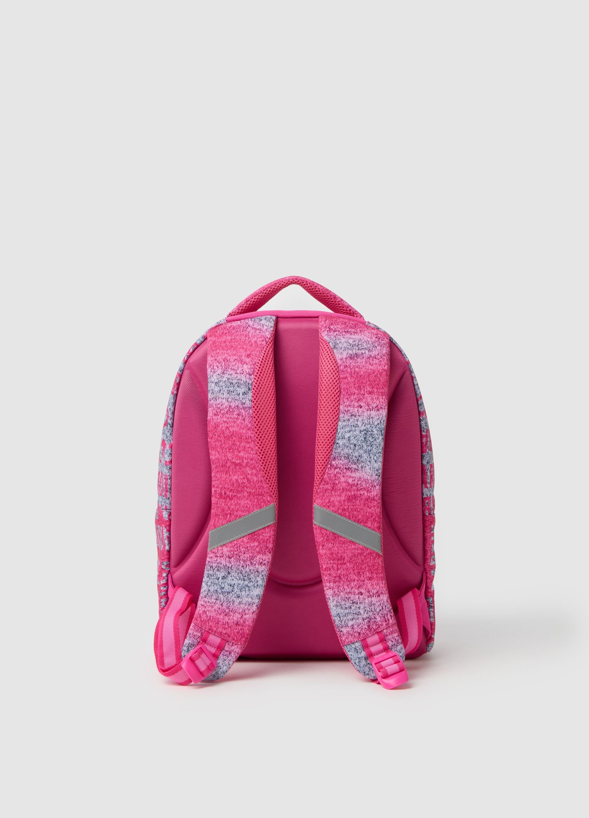 Pink Girls Backpack with Zip Closure