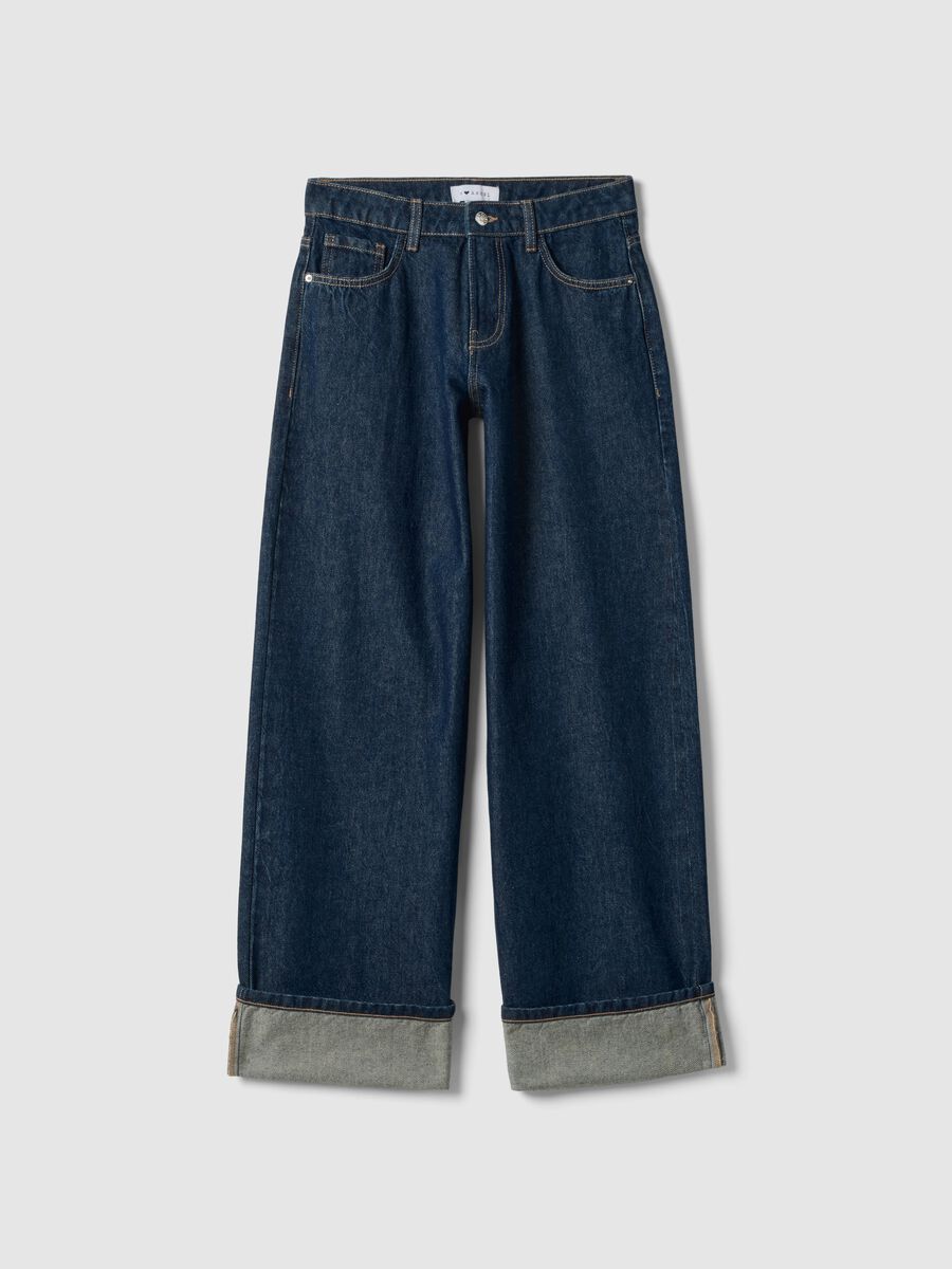 Pure Cotton Blue Boyfriend Fit Jeans_4