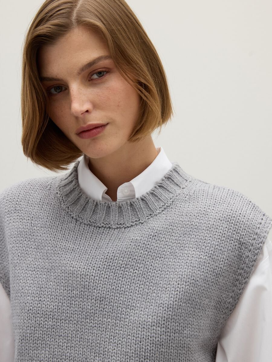 Oversized Grey Vest_3