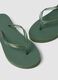 Green flip-flops with translucent straps_1