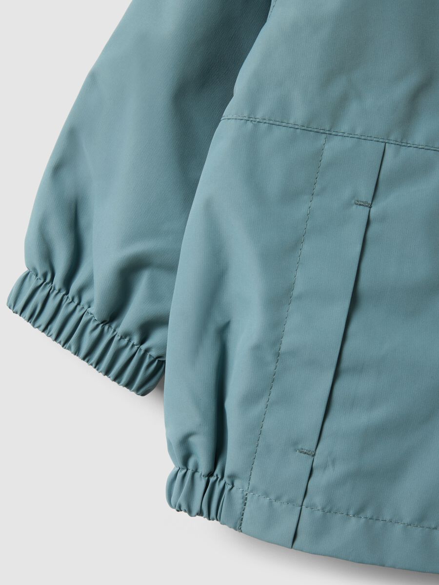 Blue light jacket for child regular fit with full zip and hood_2