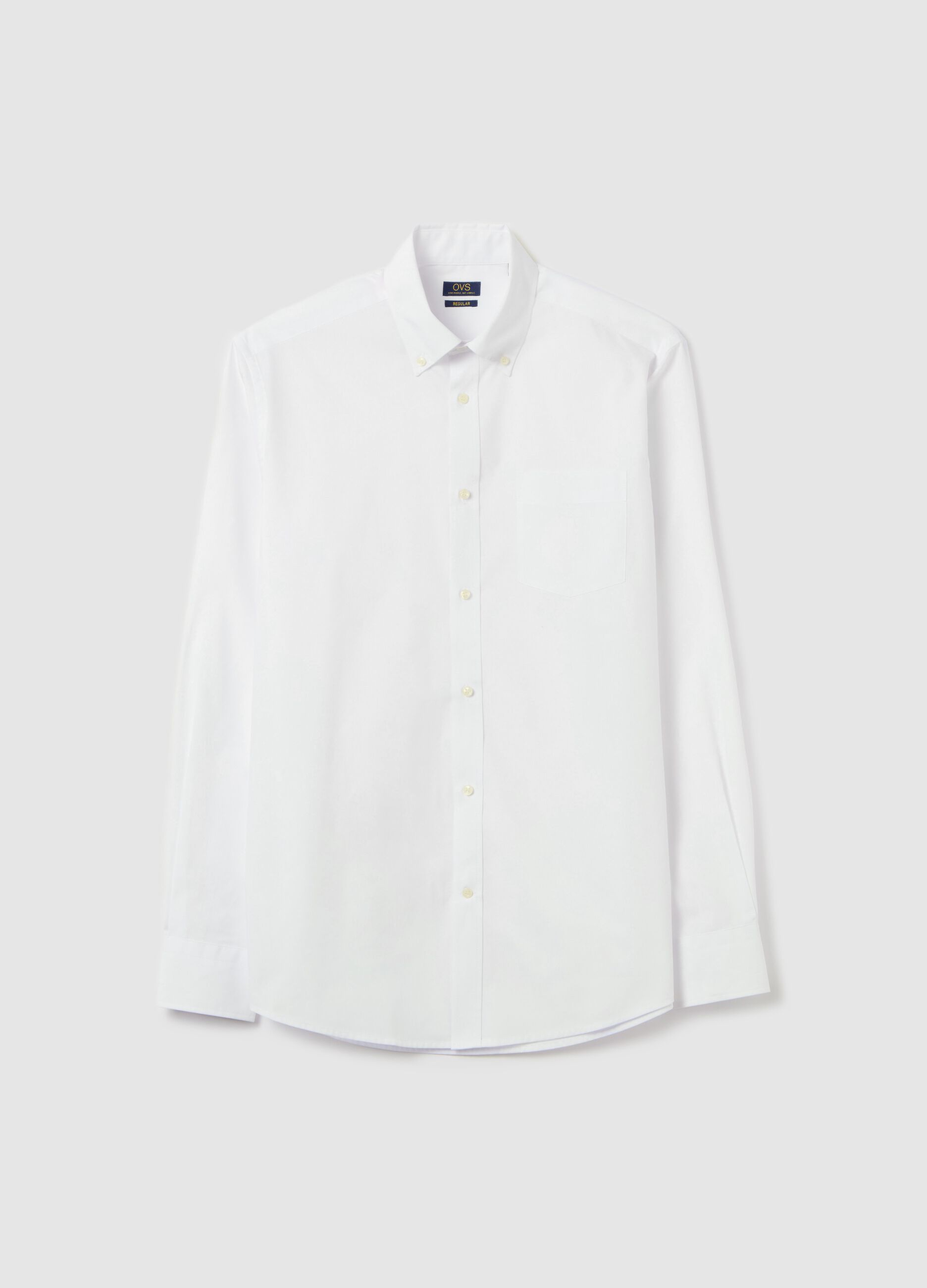 Regular-fit easy-iron shirt