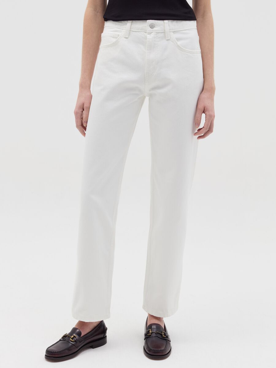 Five-pocket,straight-fit jeans_1