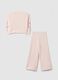 Set felpa pantalone in misto cotone rosa da bambina con Stitch&Angel_1