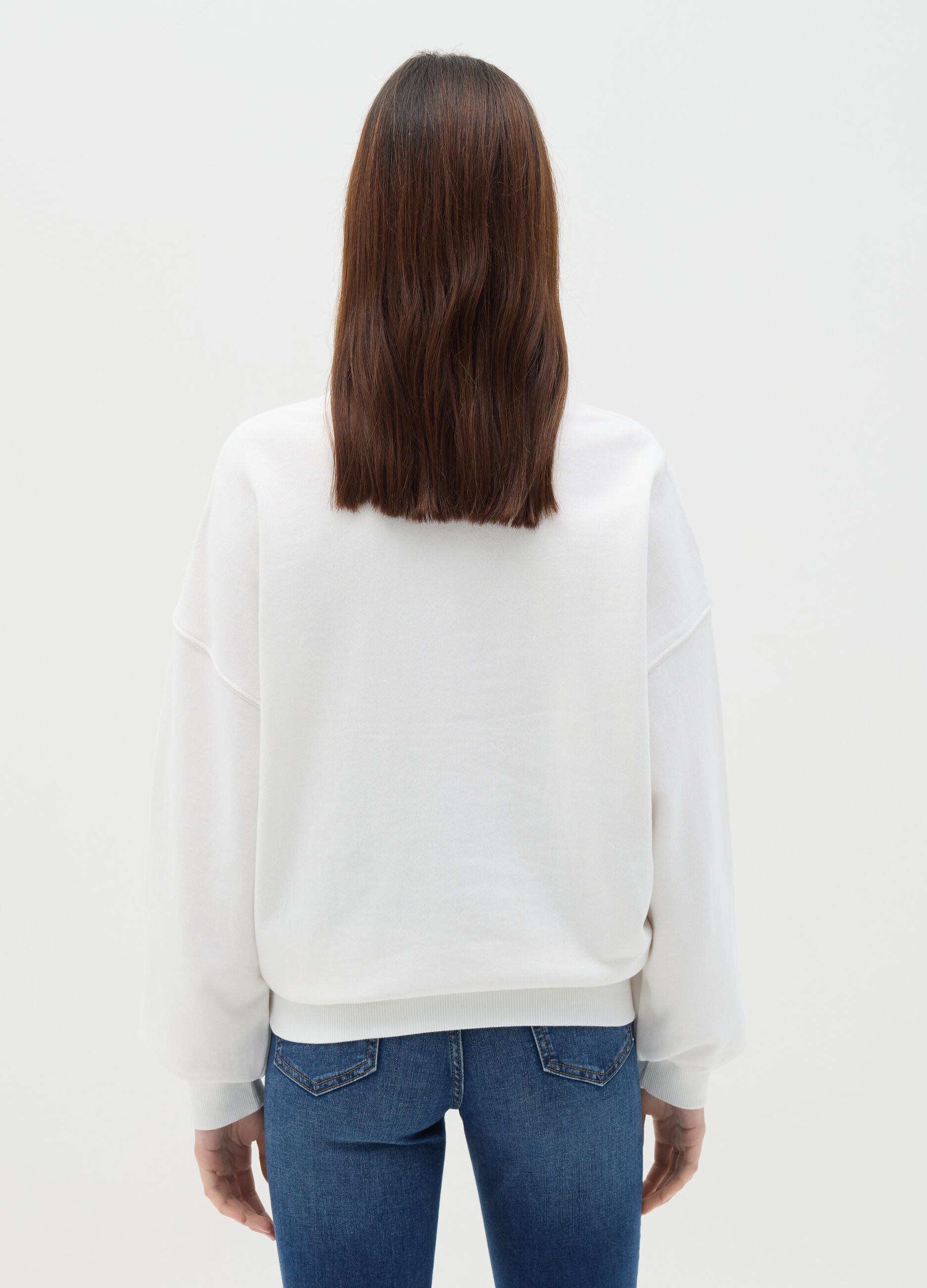 French terry sweatshirt with Mc Laren Formula 1 Team print