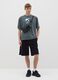 Men&rsquo;s green boxy-fit T-shirt in 100% cotton with print_1