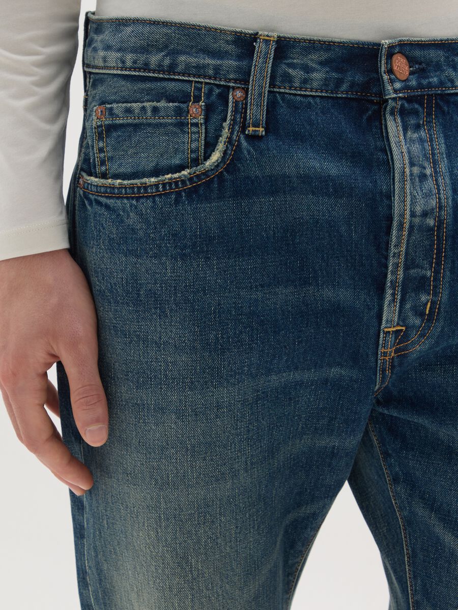 Pure Cotton Regular Fit Denim Jeans_4