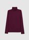 Purple high-neck regular fit jumper_4