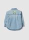 Boy's regular fit light blue pure cotton shirt_1