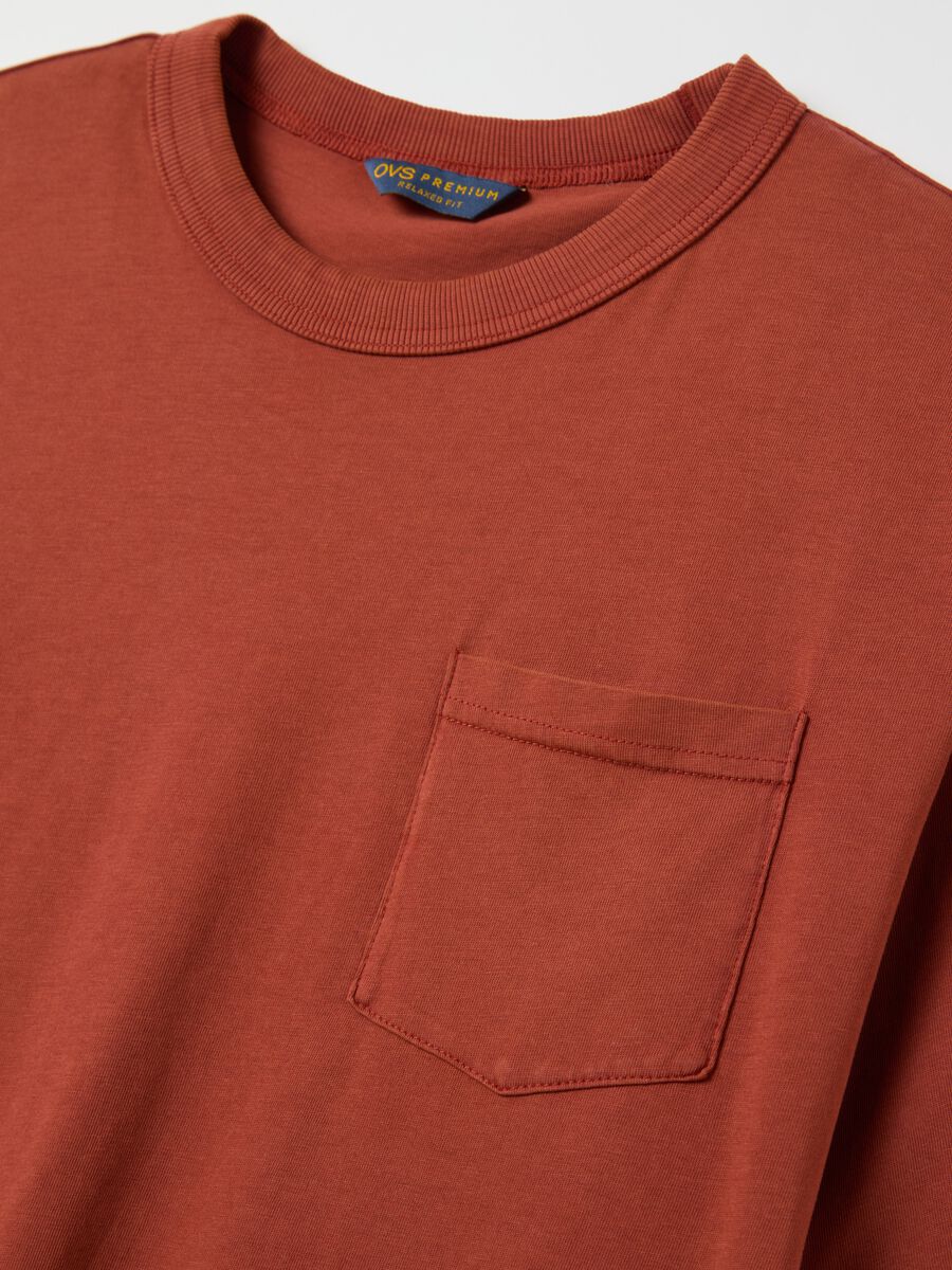 Relaxed-fit T-shirt in cotton with pocket_1