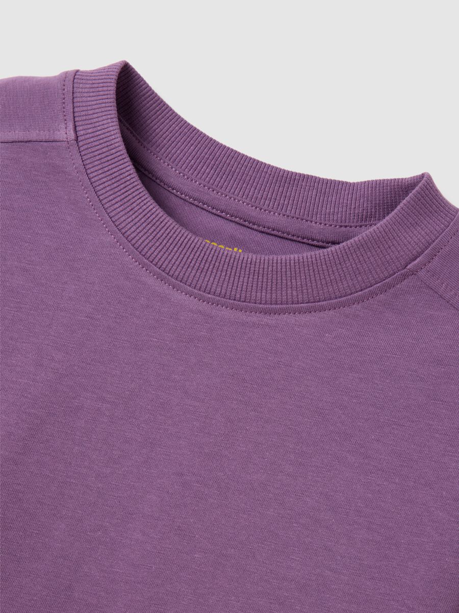 Purple pure cotton T-shirt for children OVS Kids_3