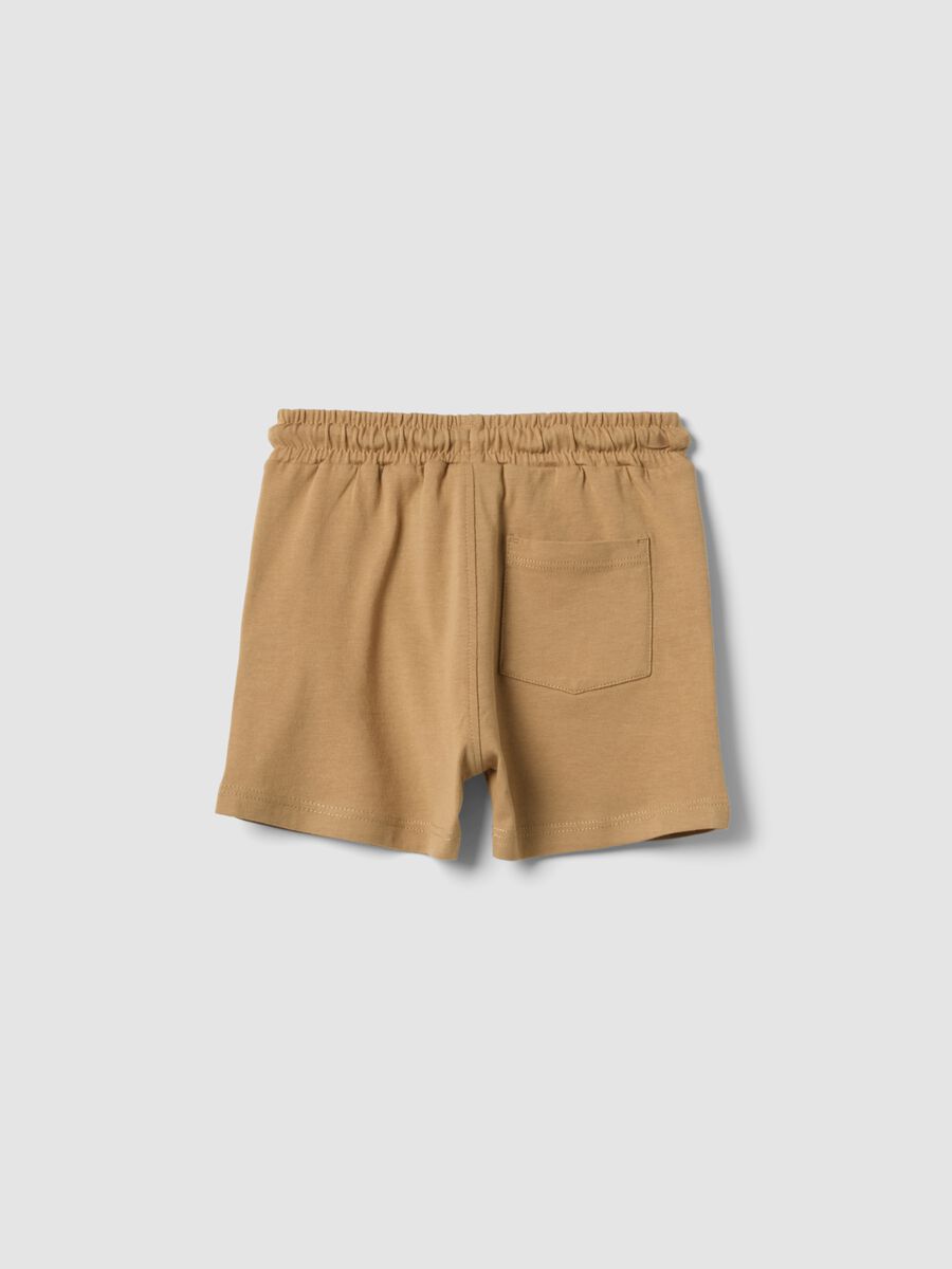 Beige pure cotton boys&rsquo; shorts, regular fit_1