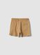 Beige pure cotton boys&rsquo; shorts, regular fit_1