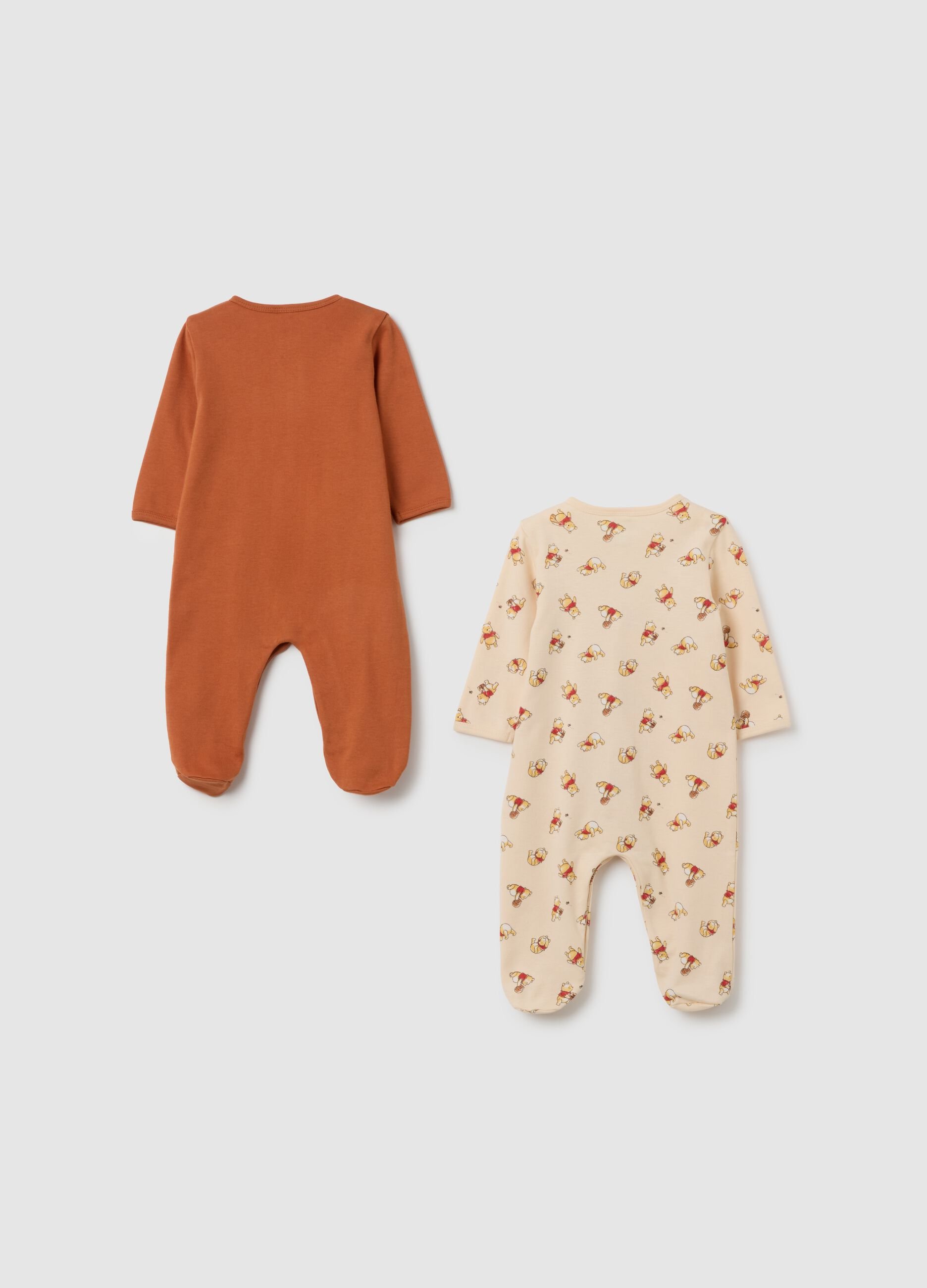 Bipack of newborn bodysuits in pure multicolour cotton