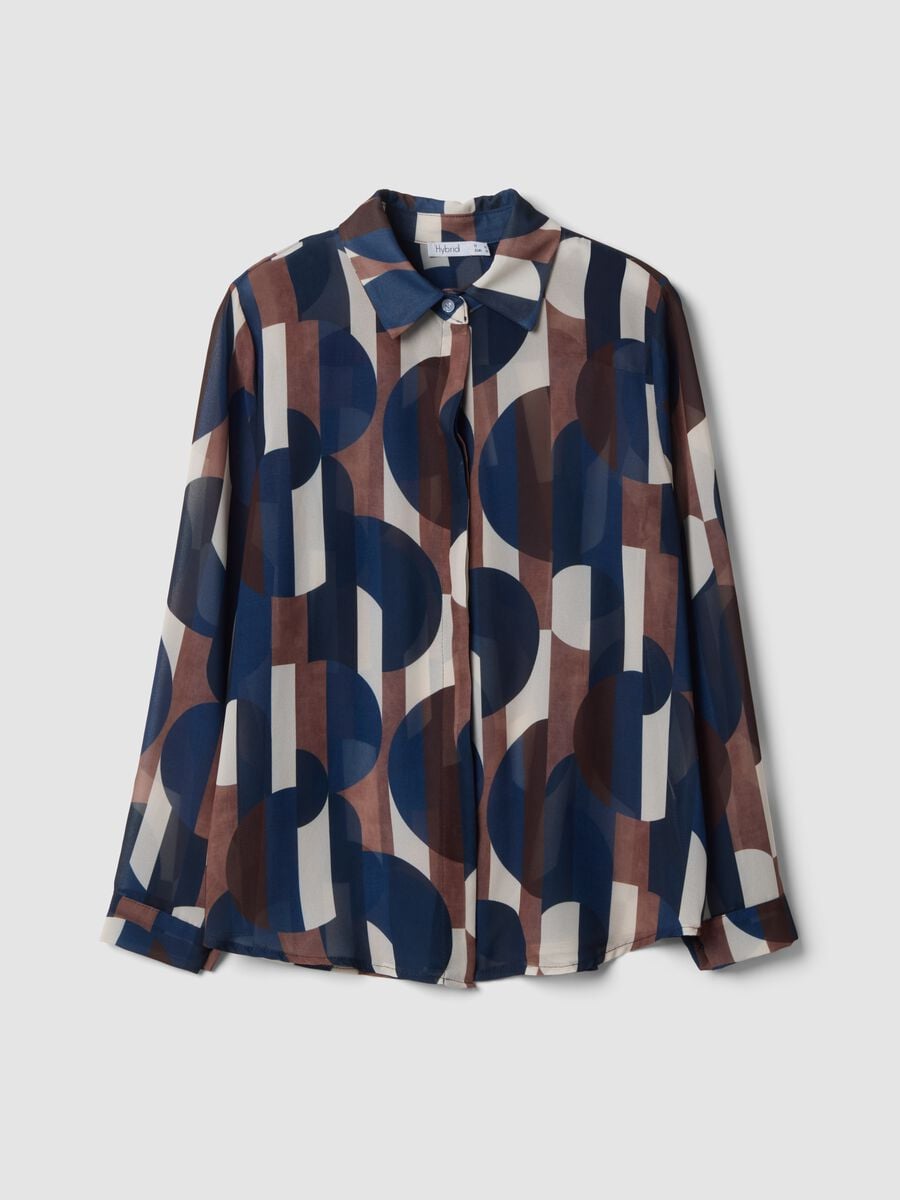 Multicolour patterned regular-fit shirt_4