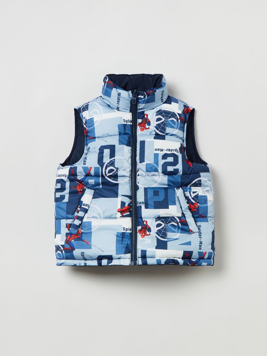 Gilet reversibile con stampa Spider-Man_1