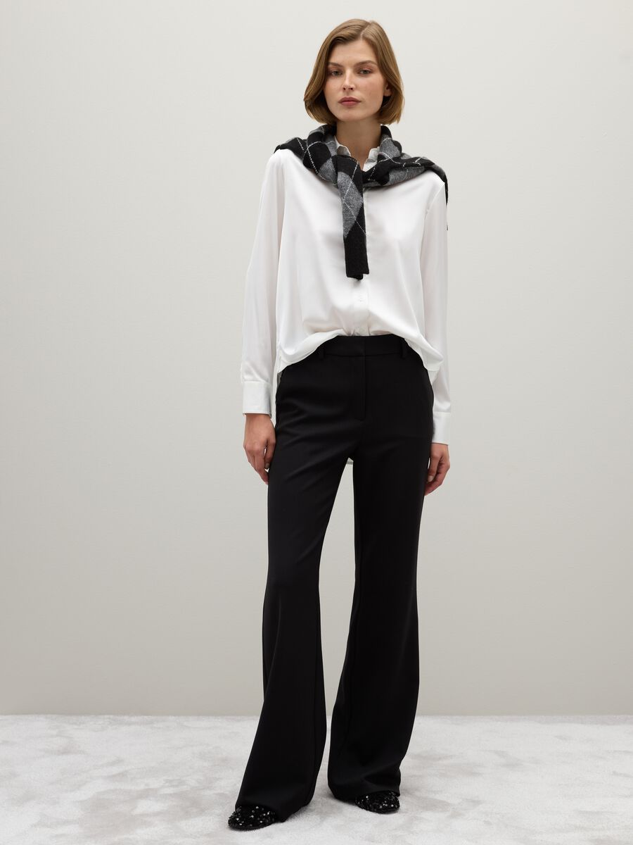 Black Flared Trousers_0