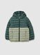 Multicolour mixed fabric children's jacket, regular fit_0