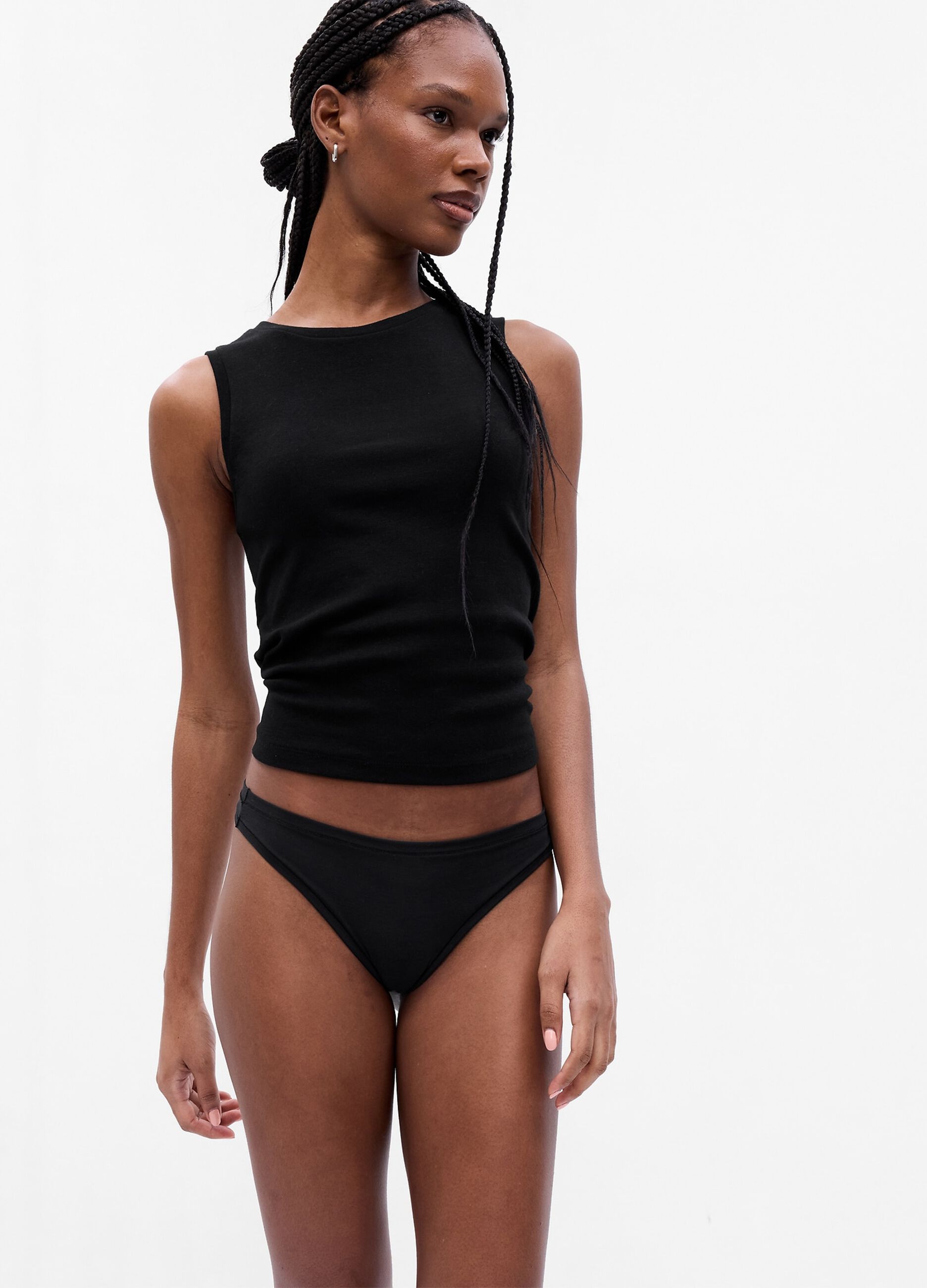 Five-pack stretch modal thongs