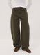 Green pure cotton barrel-fit jeans_1