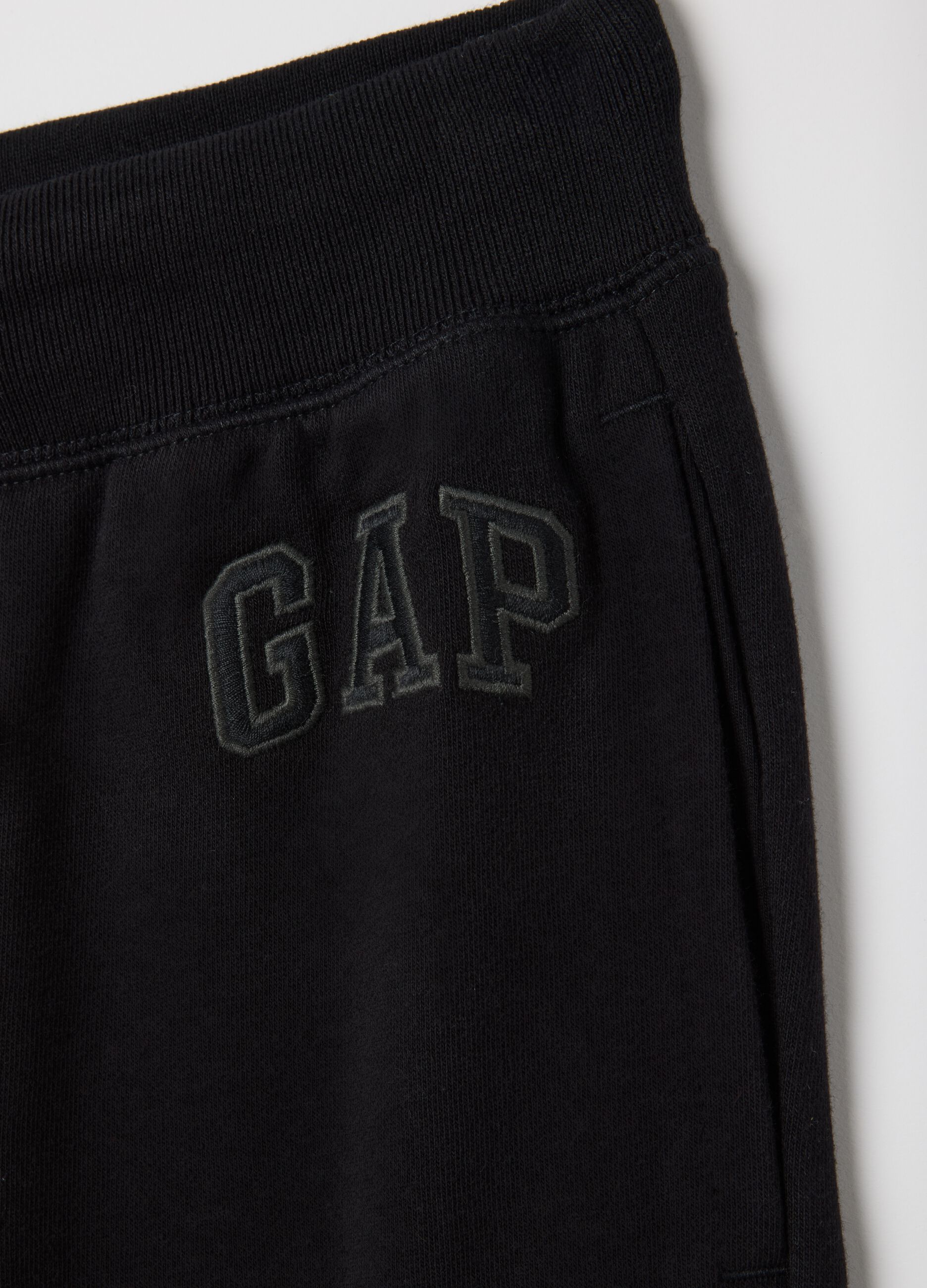 Black Sports Trousers with GAP Logo