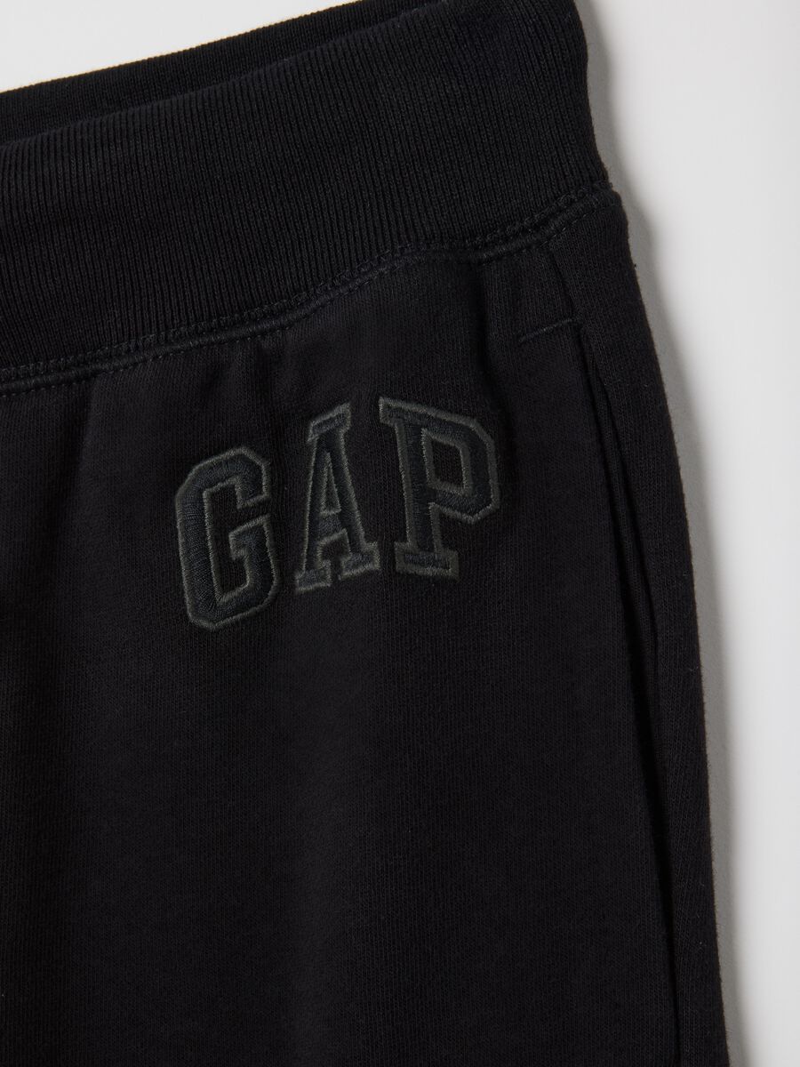 Black Sports Trousers with GAP Logo_2