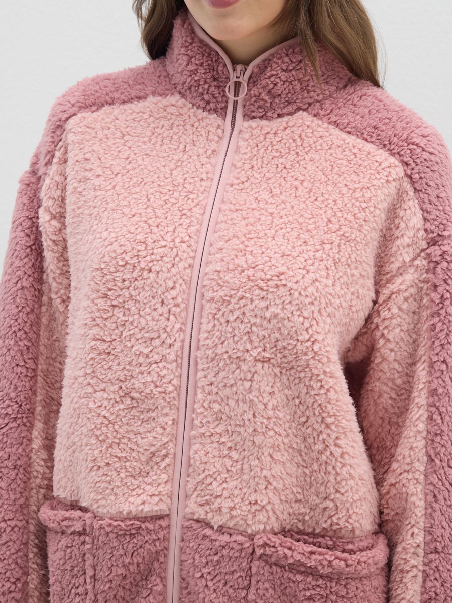 Pink robe with pockets_3