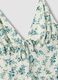 White floral mini dress in pure viscose_5