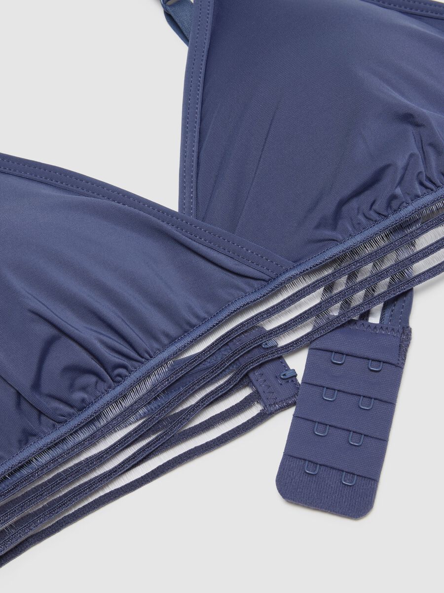 Reggiseno sportivo a triangolo blu_1