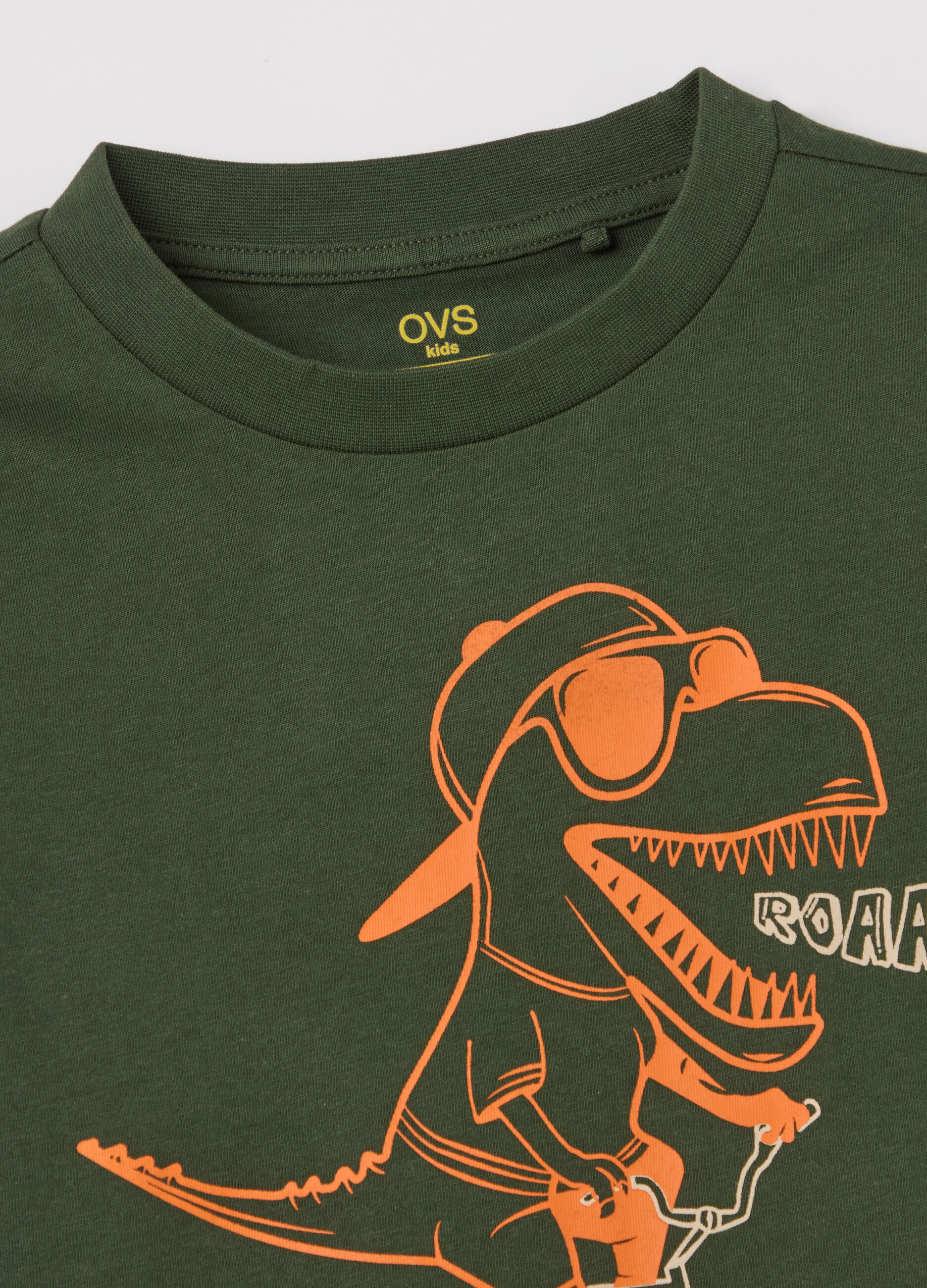 Long-sleeved T-shirt in cotton with print