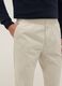 Pantaloni chino beige in puro cotone regular fit_3