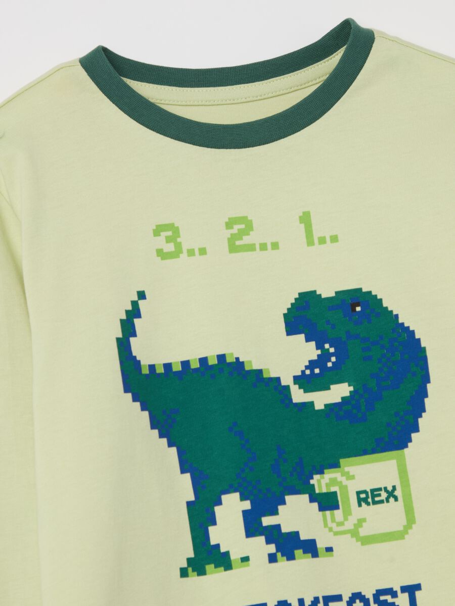 Long pyjamas with dinosaur print_2