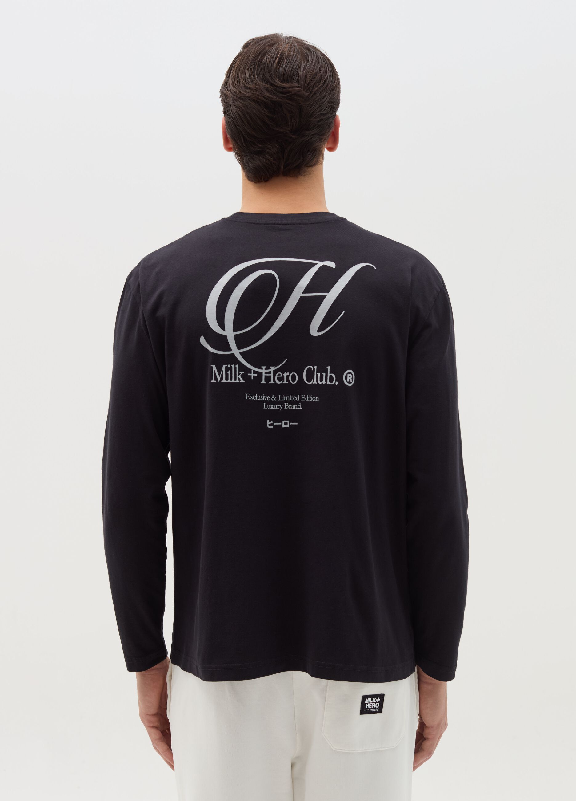 Long-sleeved T-shirt with print