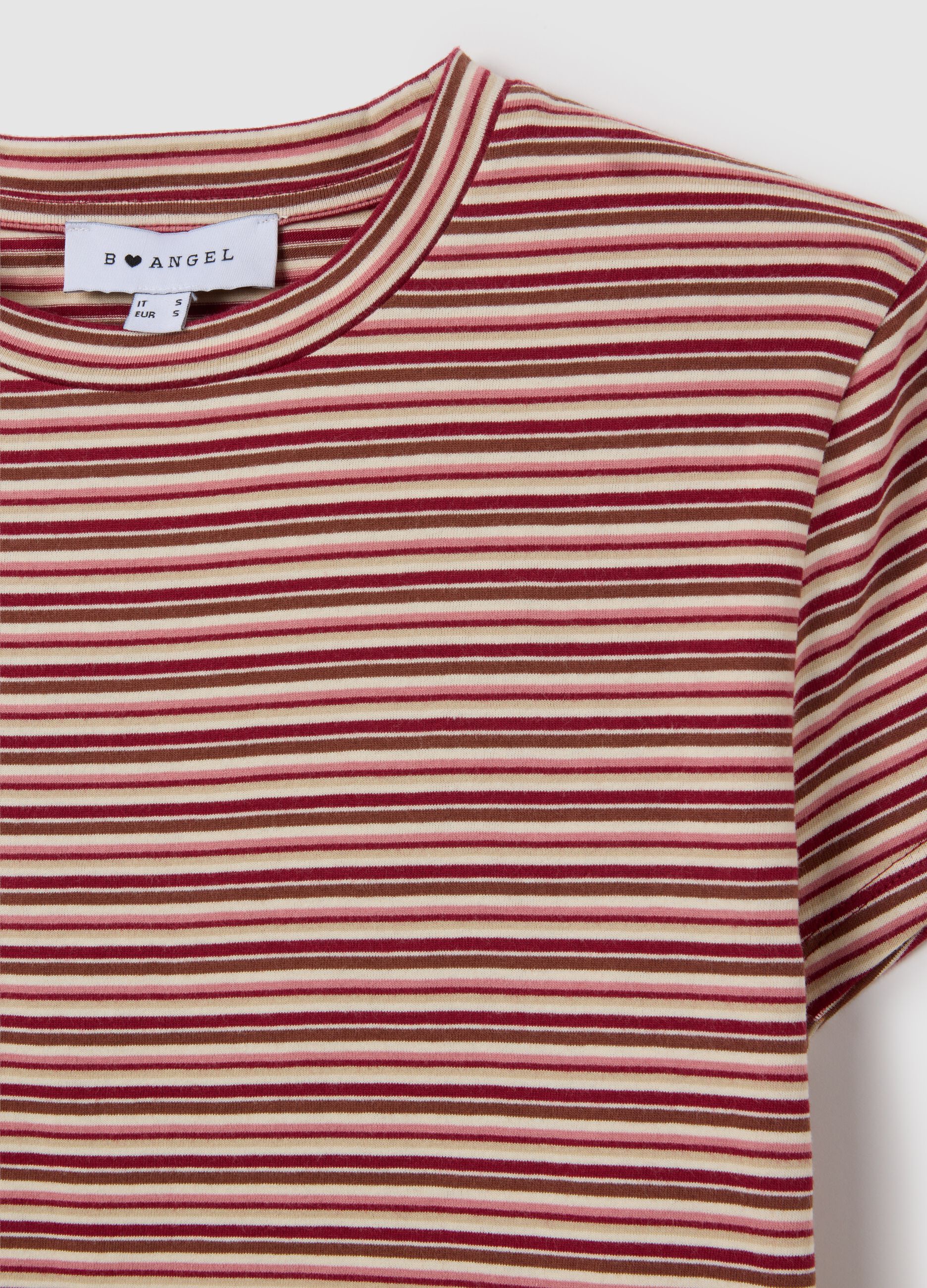 Women's Multicolour Pure Cotton T-shirt