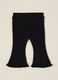 Black Stretch Trousers for Baby Girl_1