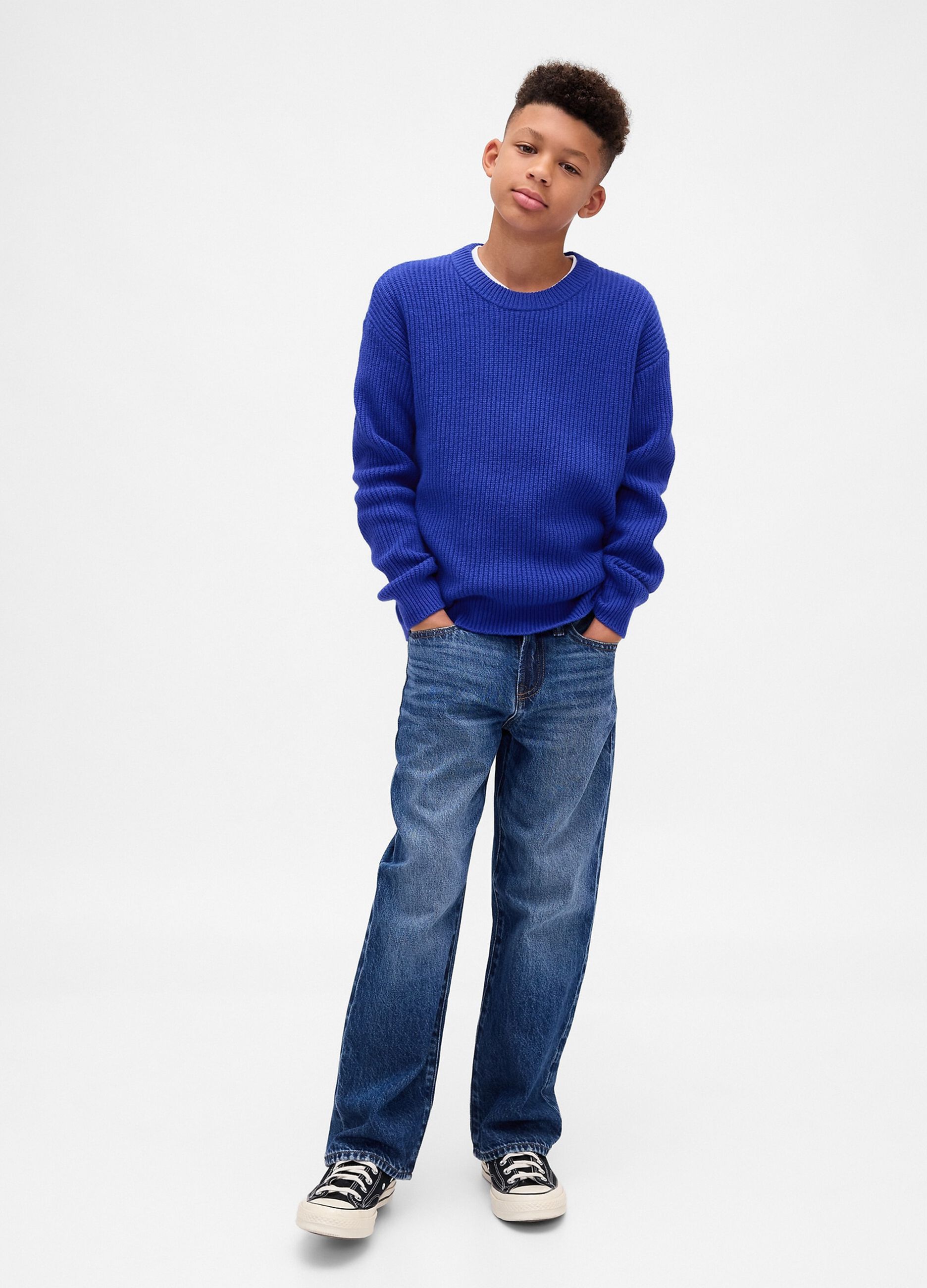 Knitted Blue Jumper