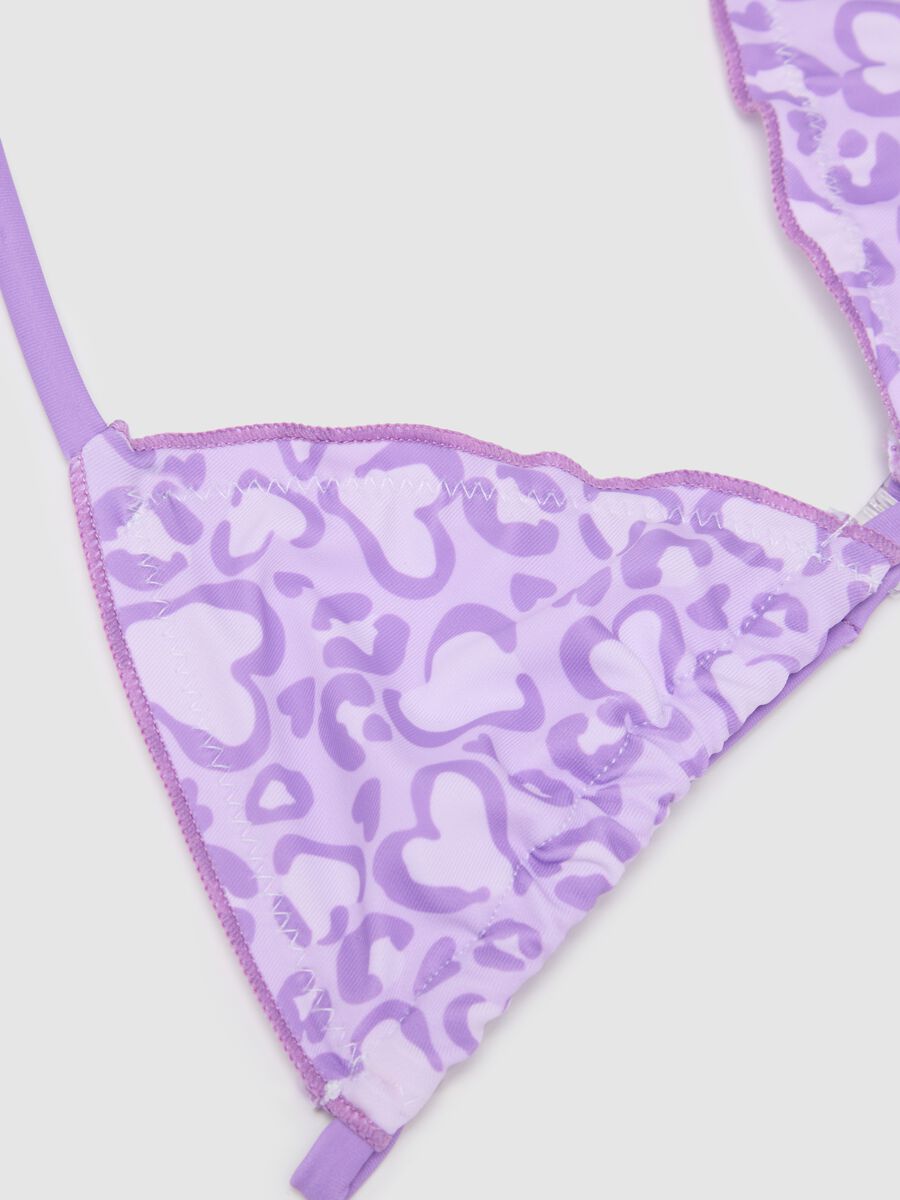 Girls' purple stretch-blend bikini_3