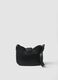 Black shoulder bag with adjustable strap_1