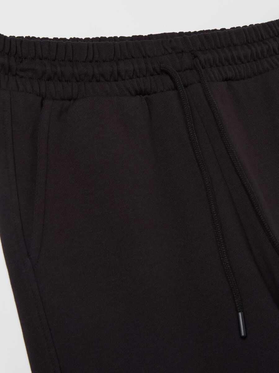 Fleece joggers with drawstring_5