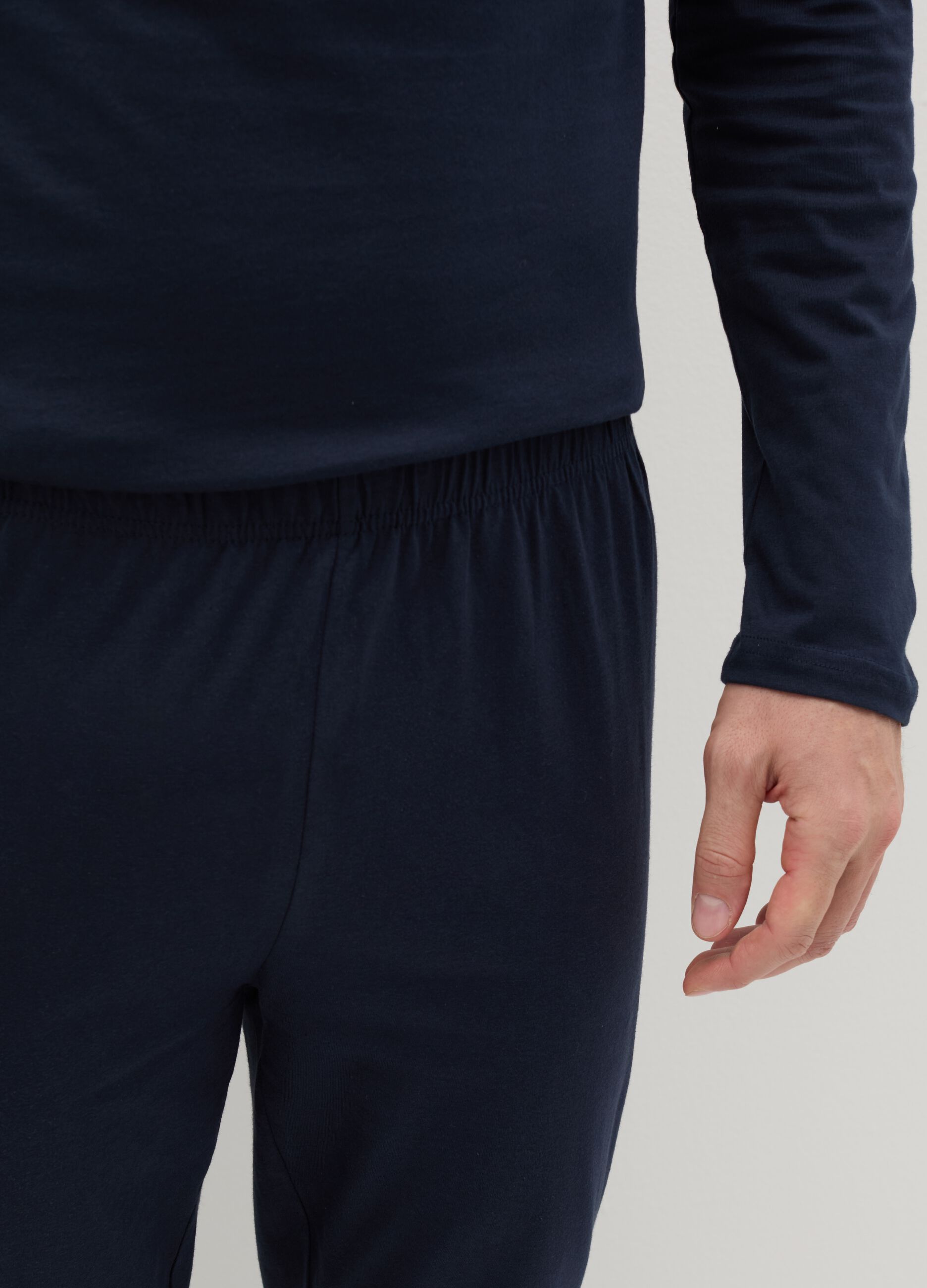 Long pyjamas with top with round neck
