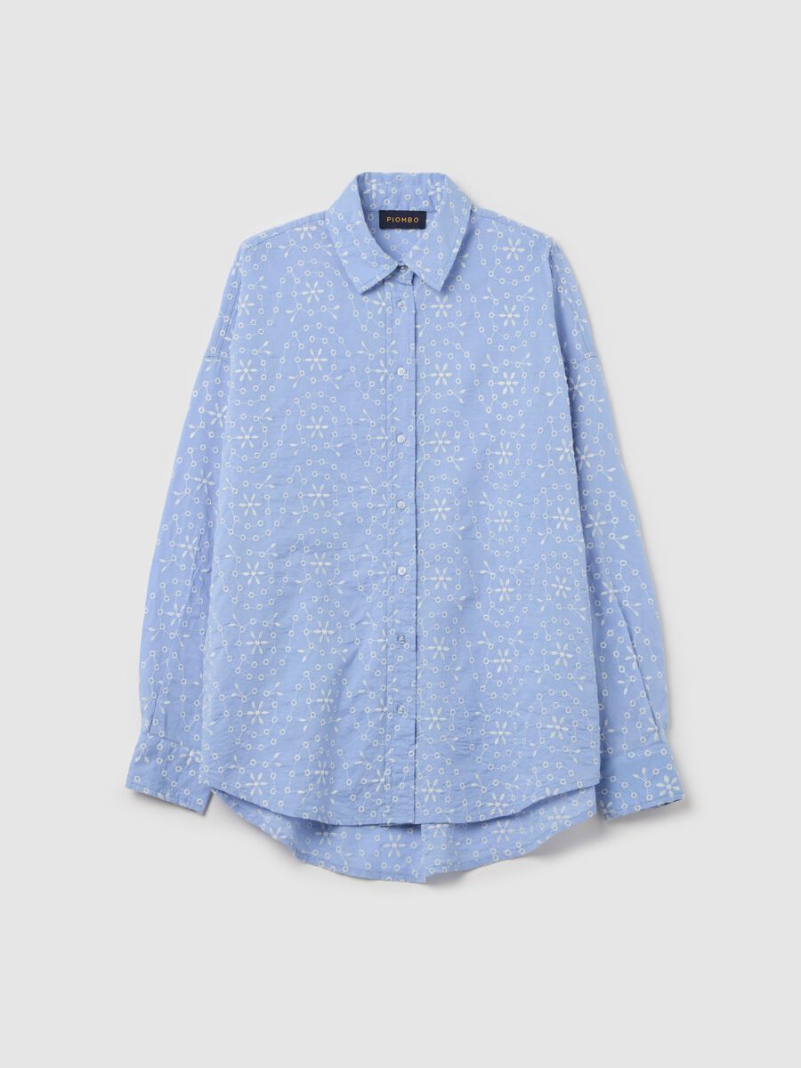 Shirt in broderie anglaise lace_4