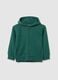 Children's sweatshirt in pure green cotton regular fit_0