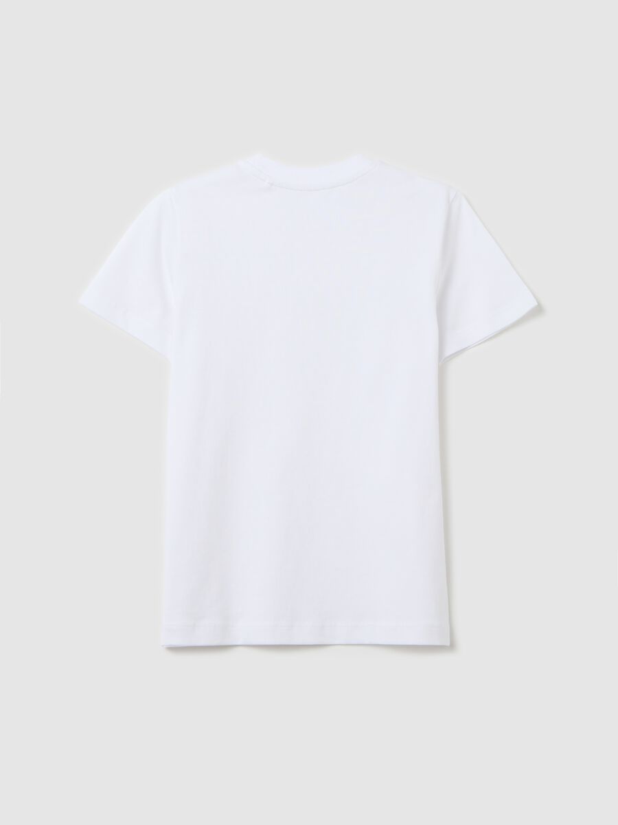 Cotton T-shirt with round neck_1