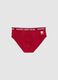 Pure cotton regular fit red briefs with New Year print_4
